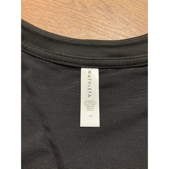 Athleta NWT Shanti Lace Crop Tank Black Size 2X - Picture 5 of 10